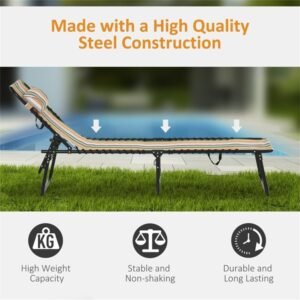 Vaeny Folding Lounge Chairs Rocking Chair