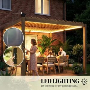 Vaeny Outdoor Pergola Patio Gazebo
