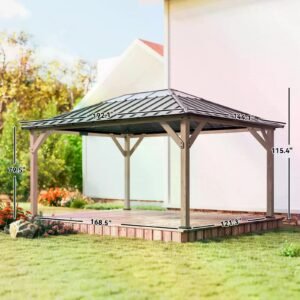 Vaeny Outdoor Patio Gazebo Pergola – Style 2